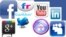 Sosial medialaryň käbirleriniň logotipleri