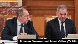 ՌԴ արտաքին գործերի նախարար Սերգեյ Լավրով և պաշտպանության նախարար Սերգեյ Շոյգու, արխիվ