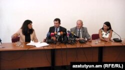 Члены Венецианской комиссии на встрече с журналистами, Ереван, 25 августа 2015թ г 