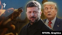 Уладзімір Зяленскі, Дональд Трамп, каляж