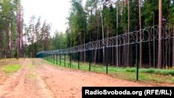 На першому етапі Латвія вже побудувала 54 км паркану на кордоні з Білоруссю, ілюстративне фото