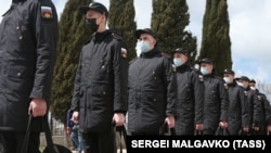 Військовий призов до російської армії в окупованому Севастополі, архівне фото