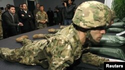 «Agile Spirit 2012» – под таким названием уже больше недели проходят американо-грузинские учения на базе Вазиани