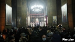 Ճրագալույցի պատարագը Սուրբ Գայանե վանքում, Մայր Աթոռ Սուրբ Էջմիածին, 5-ը հունվարի, 2021թ.