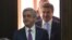 Armenia - President Serzh Sarkisian and Prime Minister Karen Karapetian arrive for a cabinet meeting in Yerevan, 29Jun2017.