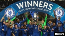 «Չելսի»-ն՝ ՈՒԵՖԱ-ի Չեմպիոնների լիգայի 2020-21 թվականների մրցաշարի հաղթող, Պորտու, 29-ը մայիսի, 2021թ.