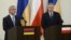 Poland/Armenia - Joint press-conference of Serzh Sarkisian, President of Armenia, and Bronislaw Komorovski, President of Poland, Warsaw, 25Jun2013