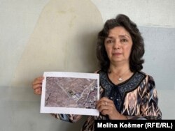 Калбинур Сиддик, этническая узбечка, которая была вынуждена работать в так называемых в лагерях политического перевоспитания в КНР. Сараево, Босния и Герцеговина, 4 сентября 2025 года