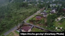 Наступствы ветру і залевы пад Менскам. 30 ліпеня 2025