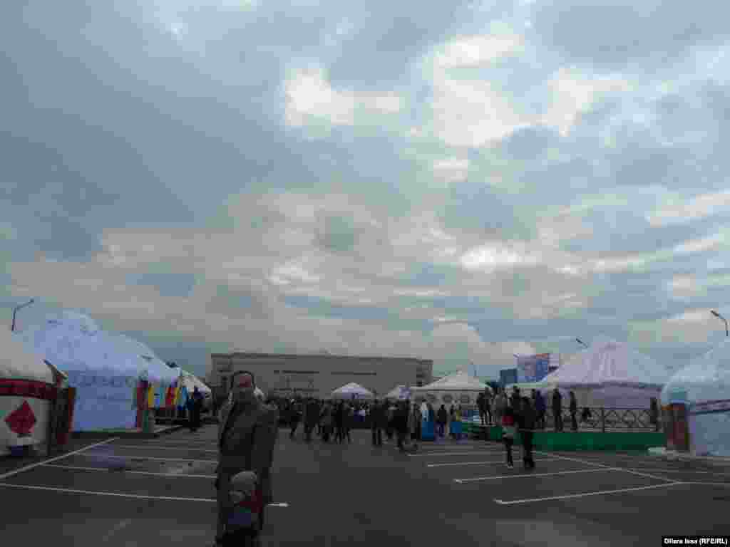 Юрточный аул, построенный к Дню города в Шымкенте.&nbsp;