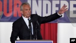 ԱՄՆ նախագահի անկախ թեկնածու Ռոբերտ Քենեդի կրտսերը քարոզարշավի ժամանակ, հոկտեմբեր, 2023թ.