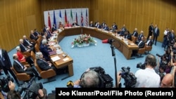 نشست وزیران خارجه ایران و ۵+۱ در ۱۴ ژوئیه ۲۰۱۵ برای امضای توافق هسته‌ای