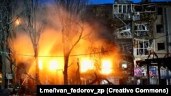 За даними голови області, російські війська завдали щонайменше 12 ударів по Запоріжжю під час масованої атаки