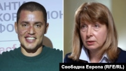 Журналистът Борис Митов и главната редакторка на "Медиапул" Стояна Михайлова. Колаж, Свободна Европа.