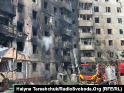 На месцы расейскага ракетнага нападу на Цярнопаль, 19 лістапада 2025