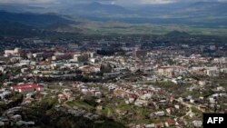 Столица Нагорного Карабаха Степанакерт, 4 апреля 2016 г.