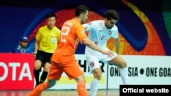 Акс аз як бозии дастаи футболи "Сипар" аз соли 2018