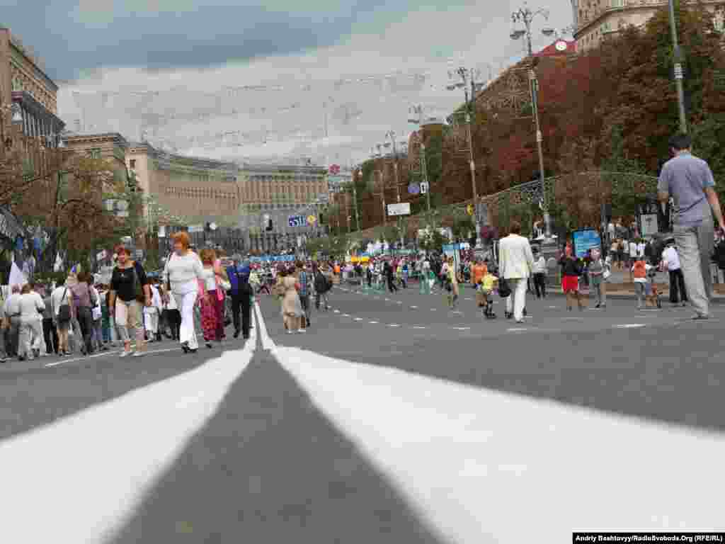 Хрещатик під час святкування Дня Незалежності. 