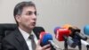 Armenia - Economy Minister Tigran Davtian at a press conference in Yerevan, 23Jul2012.