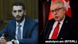 Рубен Рубинян (слева) и  Сердар Кылыч 