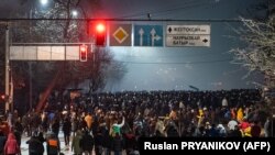 Протесты в Казахстане начались в одном городе, но быстро распространились по всей стране