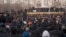Протест на площади Ынтымак в Актау. 4 января 2022 года