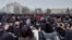 Протестующие в Уральске, 4 января 2022 года. С ростом числа демонстраций ширились и требования протестующих, звучали призывы к политическим реформам 