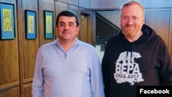 Араик Арутюнян и Виталий Милонов (справа). Фотография со страницы Виталия Милонова в Facebook