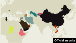 اینفوگرافی از سرکوب دیجیتالی در جهان در سال ۲۰۱۳- منبع: انجمن آمریکایی قلم