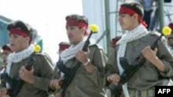 رژه نیروهای مسلح به مناسبت سالگرد آغاز جنگ ایران و عراق. (عکس: AFP)