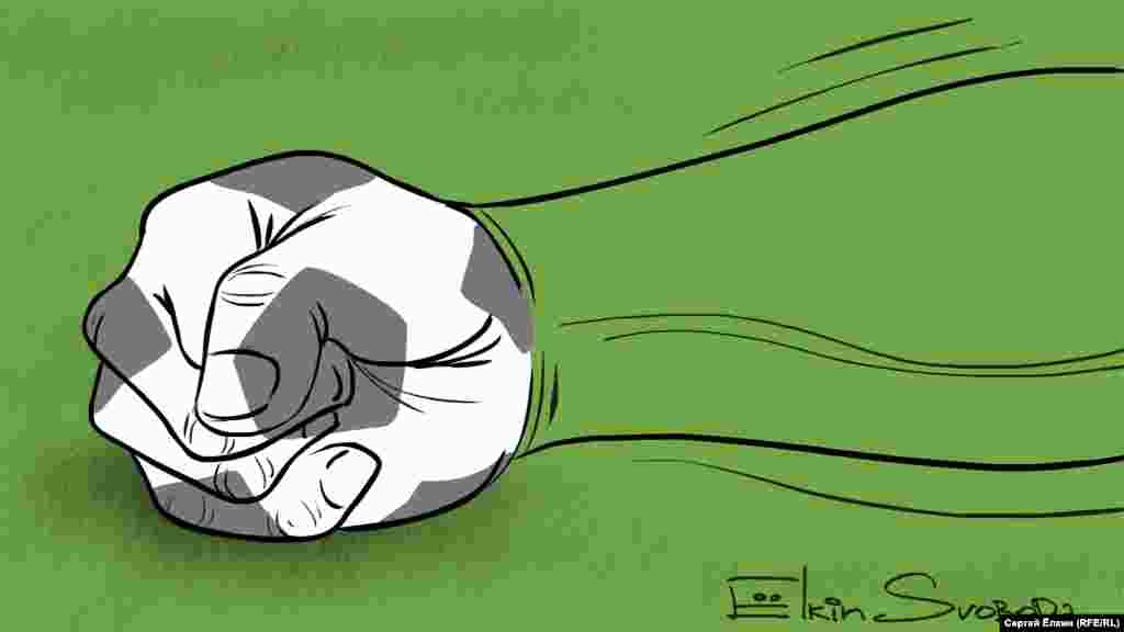 Карикатура російського художника Сергія Йолкіна на ТЕМУ