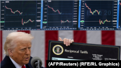 US President Donald Trump's recent tariffs announcement has rocked global markets. (composite file photo)