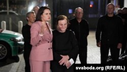 Сьвятлана Ціханоўская, Галіна Дзербыш і іншыя вывезеныя палітвязьні, 11 верасьня 2025 году, Вільня