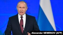 ولادیمیر پوتین، رئیس‌جمهوری روسیه، روز چهارشنبه در «سخنرانی وضعیت کشور»