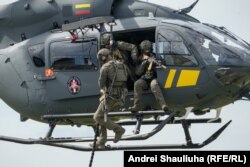 Новы верталёт Airbus H145 D3 літоўскай памежнай службы