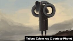 Зомбулук көргөн аялдарга арналган иллюстрация. Автору - Татьяна Зеленская.