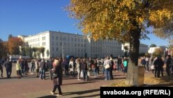 Мітынг супраць будаўніцтва акумулятарнага заводу пад Берасьцем, 14 кастрычніка.