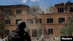 Наслідки чергового російського удару по Харкову, архівне фото