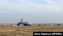 Казахстан – место крушения пассажирского самолета Embraer 190 Азербайджанских авиалиний близ города Актау, 27 декабря 2024 года.