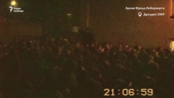 Владимир Путин и демонстрация в Дрездене