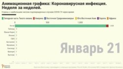 Как распространялся коронавирус – анимационная инфографика