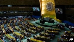 Паседжаньне Генэральнай асамблеі ААН, архіўнае фота
