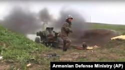 Լեռնային Ղարաբաղի պատերազմը, հայ հրետանավորը, 2 հոկտեմբերի, 2020թ.