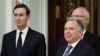 U.S. special envoy Steve Witkoff (right) and Jared Kushner are pictured at the Kremlin, where they met with Russian President Vladimir Putin on December 2.