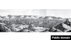 منظره تبریز، حدودا سال ۱۶۷۰
