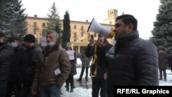 Նիկոլ Փաշինյանի հրաժարականի պահանջով ցույց Վանաձորում։