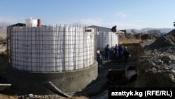 На месте строительства Верхненарынского каскада ГЭС.