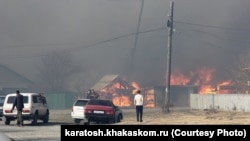 Новокурськ, Хакасія, квітень 2015 року