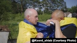 Украінскія вайскоўцы, якіх Расея перадала ў межах абмену палоннымі 10 чэрвеня 2025