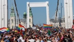 Huge Crowds Took To The Streets Of Budapest To Attend The Pride March